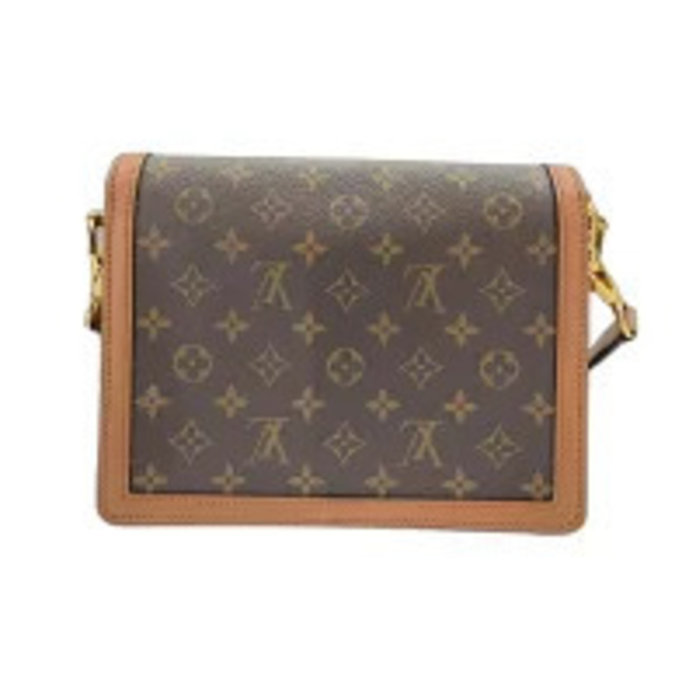 Louis Vuitton Monogram Reverse Dauphine Shoulder Bag Brown